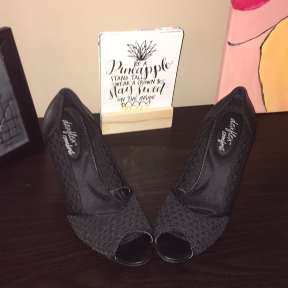 GUC Dexflex Comfort Peep Toe Pumps 8 - Picture 4 of 9